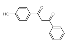 1-(4-hydroxyphenyl)-3-phenyl-propane-1,3-dione结构式
