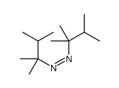 bis(2,3-dimethylbutan-2-yl)diazene Structure