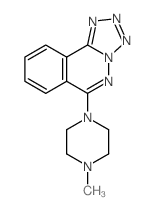 6-(4-methylpiperazin-1-yl)tetrazolo[5,1-a]phthalazine结构式
