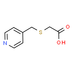 2-[(pyridin-4-ylmethyl)sulfanyl]acetic acid structure