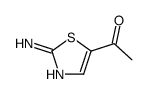 1-(2-氨基噻唑-5-基)乙酮结构式