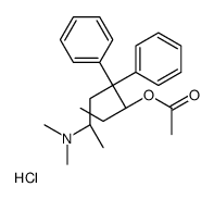 R-(R*,R*)]-β-[2-(dimethylamino)propyl]-α-ethyl-β-phenylbenzeneethanol Acetate (Ester) Hydroch structure