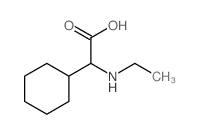 Cyclohexaneacetic acid,a-(ethylamino)-结构式