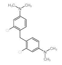 3-chloro-4-[(2-chloro-4-dimethylamino-phenyl)methyl]-N,N-dimethyl-aniline Structure