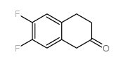 6,7-二氟-3,4-二氢-1H-2-萘酮结构式