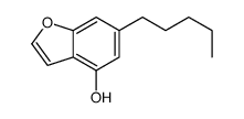 6-pentyl-1-benzofuran-4-ol Structure