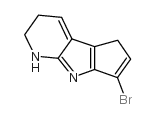 CYCLOPENTA[4,5]PYRROLO[2,3-B]PYRIDINE, 3-BROMO-1,5,6,7-TETRAHYDRO- structure