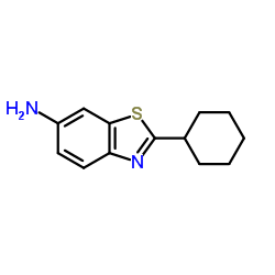 2-CYCLOHEXYL-BENZOTHIAZOL-6-YLAMINE structure