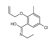 5-chloro-N-ethyl-3-methyl-2-prop-2-enoxybenzamide结构式