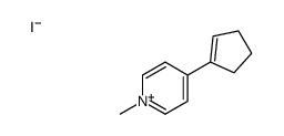 4-(cyclopenten-1-yl)-1-methylpyridin-1-ium,iodide Structure