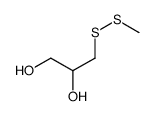 3-(methyldisulfanyl)propane-1,2-diol结构式