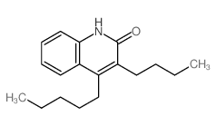3-butyl-4-pentyl-1H-quinolin-2-one Structure