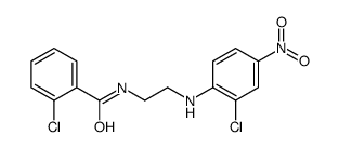 2-chloro-N-[2-(2-chloro-4-nitroanilino)ethyl]benzamide Structure