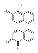 3',4'-dihydroxy-[1,1']binaphthyl-3,4-dione Structure