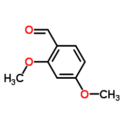 2,4-二甲氧基苯甲醛结构式