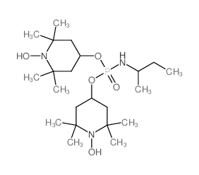 1-Piperidinyloxy,4,4'-[[[(1-methylpropyl)amino]phosphinylidene]bis(oxy)]bis[2,2,6,6-tetramethyl-(9CI)结构式
