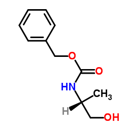 N-苄氧羰基-D-丙氨醇结构式