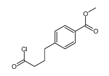 methyl 4-(4-chloro-4-oxobutyl)benzoate结构式