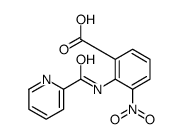3-nitro-2-(pyridine-2-carbonylamino)benzoic acid Structure