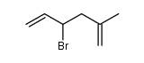 4-bromo-2-methyl-hexa-1,5-diene Structure