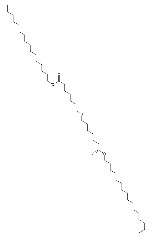 hexadecyl 7-(7-hexadecoxy-7-oxoheptyl)sulfanylheptanoate Structure
