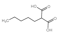 Propanedioic acid,2-pentyl-结构式