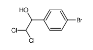 1-(p-bromophenyl)-2,2-dichloroethanol结构式