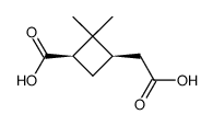 rel-cis-Pinic acid Structure
