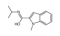 1-methyl-N-propan-2-ylindole-2-carboxamide Structure