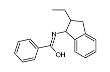 N-(2-ethyl-2,3-dihydro-1H-inden-1-yl)benzamide结构式