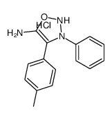 4-(4-methylphenyl)-3-phenyl-2H-oxadiazol-2-ium-5-amine,chloride Structure