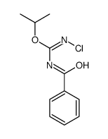 propan-2-yl N-benzoyl-N'-chlorocarbamimidate结构式