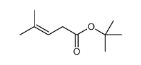 tert-butyl 4-methylpent-3-enoate Structure
