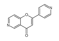 2-pyridin-4-ylpyrano[3,2-c]pyridin-4-one结构式