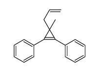 (3-methyl-2-phenyl-3-prop-2-enylcyclopropen-1-yl)benzene Structure