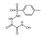 N-hydroxy-2-[2-(4-methylphenyl)sulfonylhydrazinyl]-2-oxoacetamide Structure
