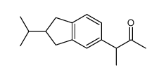 3-(2-propan-2-yl-2,3-dihydro-1H-inden-5-yl)butan-2-one Structure