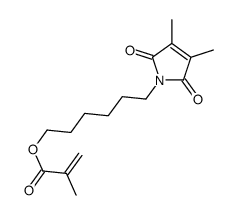 6-(2,3-dimethylmaleimido)hexyl methacrylate结构式