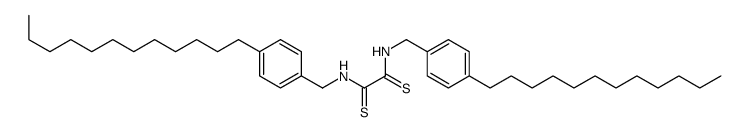 N,N'-Bis(p-dodecylbenzyl)ethanebisthioamide structure