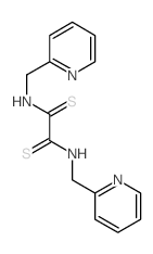 Ethanedithioamide,N1,N2-bis(2-pyridinylmethyl)-结构式