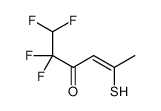 1,1,2,2-tetrafluoro-5-sulfanylhex-4-en-3-one Structure