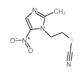 Thiocyanic acid,2-(2-methyl-5-nitro-1H-imidazol-1-yl)ethyl ester picture