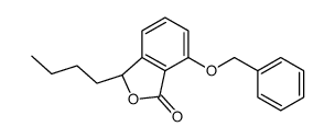 (3R)-3-butyl-7-phenylmethoxy-3H-2-benzofuran-1-one Structure