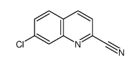 7-chloroquinoline-2-carbonitrile结构式