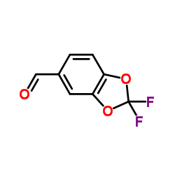 2,2-Difluoro-1,3-benzodioxole-5-carbaldehyde Structure