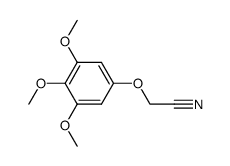 3,4,5-Trimethoxyphenoxy-acetonitril结构式