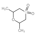2,6-dimethyl-1,4-oxathiane 4,4-dioxide结构式