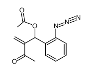 3-[(2-azidophenyl)acetoxymethyl]-3-buten-2-one Structure