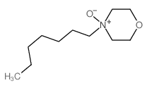 Morpholine,4-heptyl-, 4-oxide structure