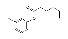 meta-cresyl hexanoate Structure